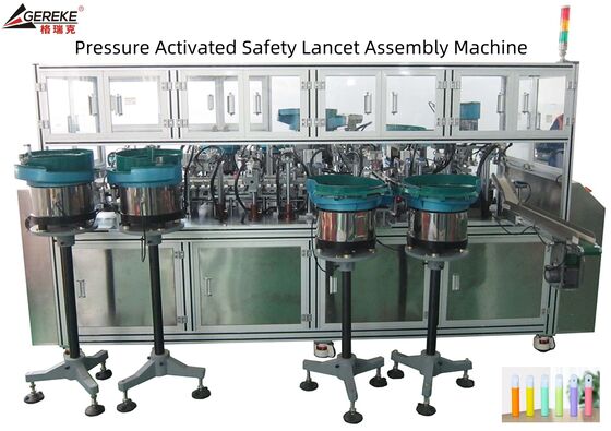 Pressure Activated Safety Lancet Automatic Assembly Machine