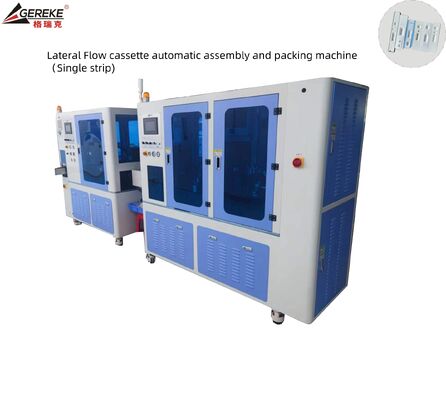 Single Strip Automatic Assembly Packaging Equipment for Lateral Flow Cassette