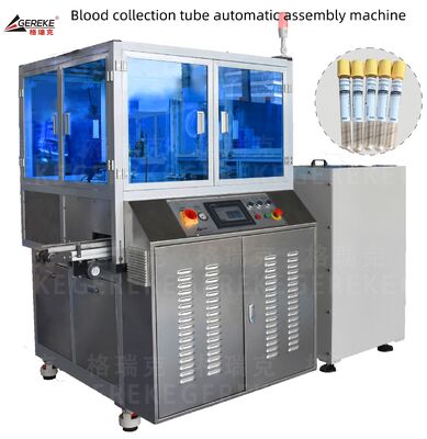 Automatic Filling Blood Collection Tube Assembly Machine 60-65pcs/min