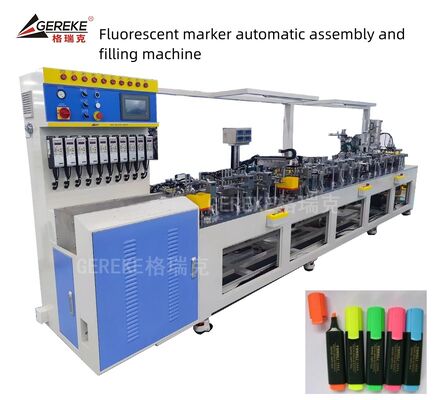 Big Nib Marker Pen Assembly Machine Automatic Filling 1.5KW