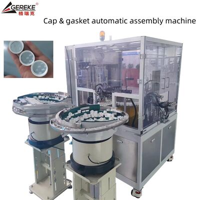 Flip Top Cap Automatic Assembly Inspection Machine 50-60pcs/min