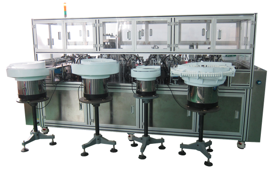 Nasal Spray Pump Automatic Assembly Machinery 3600 Pcs Hour for Gasket Fitting Dip Tube Insert